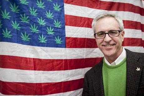 Allen St. Pierre, executive director of NORML, seeks marijuana legalization. 
