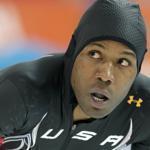 Shani Davis finished 8th in an event where he was aiming to win a third straight gold medal.  
