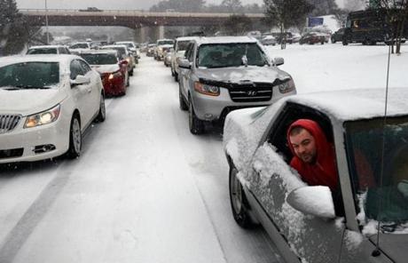 Kevin Miller looked out of the window of his friend’s car as they sat in traffic in Raleigh, N.C.
