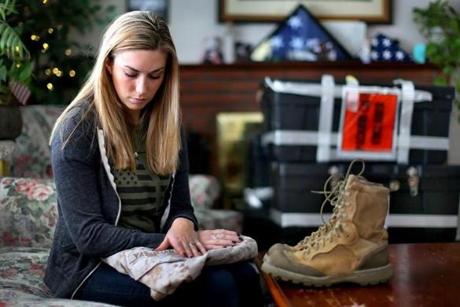 Erin Vasselian learned of the death of her husband, Daniel, two days before Christmas. His gear fills her home.

