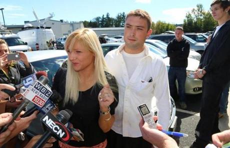Hess’s sister, Cassie, and brother Magnus made brief statements after her arraignment.
