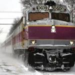 An MBTA commuter rail train, operated by Massachusetts Bay Commuter Railroad Co., pulled into the Montserrat stop in Beverly earlier this year.