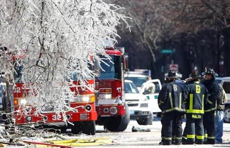 A fire department official said authorities had no theory yet on the cause of the inferno that killed two firefighters.
