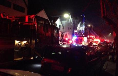 The fire was on Lexington Street.
