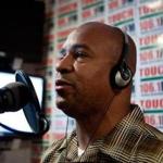 Charles Clemons spoke on air during the morning show on his radio station Touch 106.1FM in Dorchester.