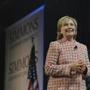 Hillary Clinton spoke at Simmons' Leadership Conference April 23. 