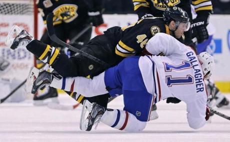 The Canadiens won three of four regular-season matchups with the Bruins this season.
