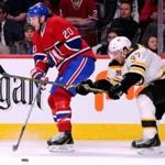 Thomas Vanek (left) is one Canadien the Bruins must keep contained. (Photo by Richard Wolowicz/Getty Images)