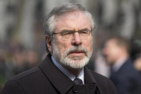 Sinn Fein president Gerry Adams.
