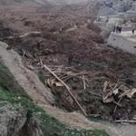 Afghans searched for survivors after a massive landslide buried a village.