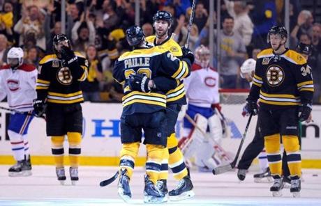 Daniel Paille scored for the Bruins in the first period.
