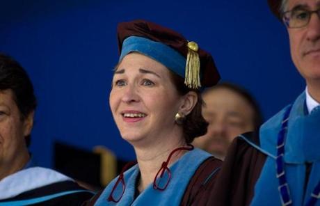 Anne-Marie Slaughter, CEO of the New America Foundation, was commencement speaker.
