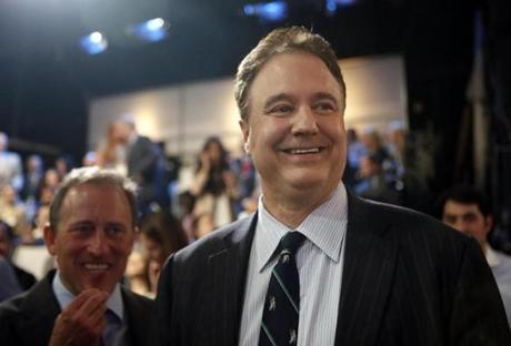 Boston Celtics co-owner and managing partner Stephen Pagliuca was hoping for a better result, but he still managed to smile after the NBA draft lottery.
