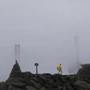 Dick Pantalone enjoyed fog-covered Mount Washington Thursday.
