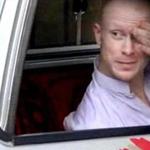 Sergeant  Bowe Bergdahl in a vehicle guarded by the Taliban in eastern Afghanistan. He has since been released, and landed in San Antonio Friday morning. 