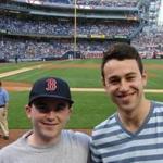 Ben Blatt (left) and Eric Brewster at Yankee Stadium.