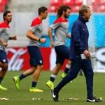 Coach Jurgen Klinsmann (right) and his players are in lockstep regarding Thursday?s game: They want to win, period. Photo by Kevin C. Cox/Getty Images