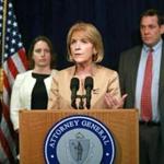 At a press conference after the Supreme Court ruling, Attorney General Martha Coakley cast herself as a champion of a just cause and vowed to ?keep on fighting.?