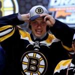 David Pastrnak was selected 25th overall in the NHL Draft.