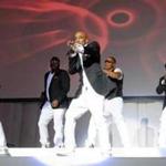 Boston's own R&B boy band New Edition performed at the Agganis Arena.