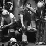 Beverly firemen felt the effects of exhaustion after fighting the July 4, 1984, rooming house fire.