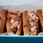 Lobster rolls at the home of Sheryl Julian in Watertown, MA on June 19, 2013. (Food styling/Sheryl Julian and Valerie Ryan)
