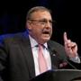 Maine Governor Paul LePage wants stronger antidrug law enforcement.
