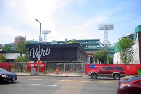 The soon-to-open Verb hotel near Fenway Park uses vintage and funky objects that echo the area?s music heritage.
