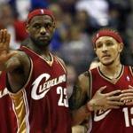 LeBron James, left, shown with the Cavaliers in 2009, is returning to play for Cleveland. 