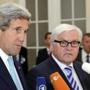 Secretary of State John Kerry and German Foreign Minister Frank-Walter Steinmeier spoke in Vienna about nuclear talks with Iran. 