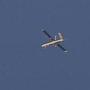 An Israeli army drone flew over Gaza City Sunday. 