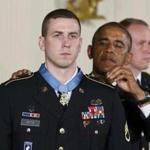 President Obama presented the Medal of Honor to former U.S. Army Staff Sgt. Ryan M. Pitts.