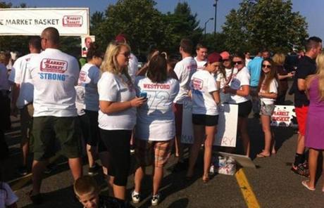 Several Market Basket stores printed their own shirts.
