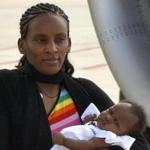Meriam Ibrahim held her baby girl after landing from Khartoum at Ciampino?s military airport on the outskirts of Rome last week. The 27-year-old is now with her family in New Hampshire.