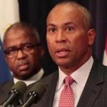Governor Deval Patrick was on the verge of tears at a press conference discussing his plan to shelter migrant children.