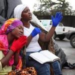 Liberian women prayed for God?s intervention to curb the spread of Ebola.