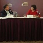 Middlesex DA Marian Ryan and challenger Michael Sullivan spoke at a previous event.