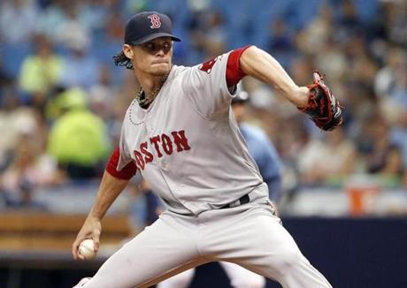 Clay Buchholz struck out six and didn?t walk a batter during his complete-game shutout.
