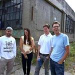 From left, Felipe Oliveira, Holly Irgens, Travis Lee, and Todd Charbonneau are working to make their brewery idea a reality.