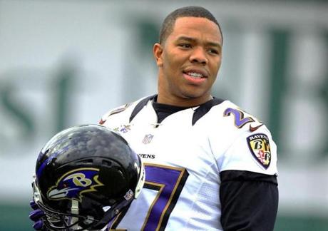 Ray Rice was suspended for two games, and can return to his team on Friday.

