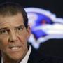 Ravens owner Steve Bisciotti spoke Monday.