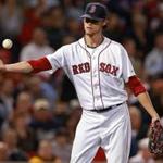 Clay Buchholz shined for seven shutout innings, but the Rays used a five-run eighth inning to put away the Red Sox, 6-2. (Globe Staff Photo/Jim Davis) 