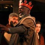 Joseph Marcell as King Lear in the Shakespeare?s Globe production.