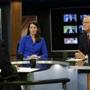 Senate minority leader Mitch McConnell and his Democratic challenger Alison Lundergan Grimes rehearsed with host Bill Goodman before their debate Monday in Kentucky.