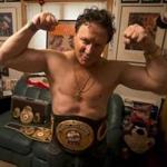In his Warwick, R.I., home, Vinny Paz is surrounded by memorabilia from his prizefighting days. Globe Staff Photo by Stan Grossfeld