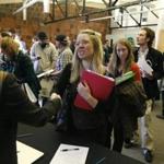 A marijuana industry job fair  last spring drew a crowd of prospective employees in Denver. Colorado was among 31 states that registered a drop in  unemployment in September; its rate went from 5.1 percent to 4.7 percent. 