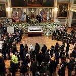 Multitudes turned out to offer their respects to former mayor Thomas M. Menino on Sunday.