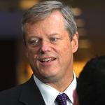 The visit gives Charlie Baker a chance to show gratitude to the Republican Governors Association.
