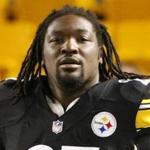 Running back LeGarrette Blount played in 11 games for the Steelers this season and had 65 carries for 266 yards.