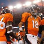 Peyton Manning and the Broncos face the Dolphins on Sunday afternoon.